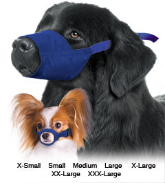 Quick Muzzle? for Dogs, 7-Set (XS-XXXL), Blue
